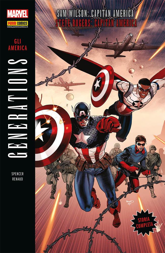 GENERATIONS - Capitan America & Capitan America  - Gli America-Panini Comics- nuvolosofumetti.