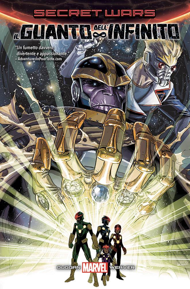 SECRET WARS IL GUANTO DELL`INFINITO-PANINI COMICS- nuvolosofumetti.