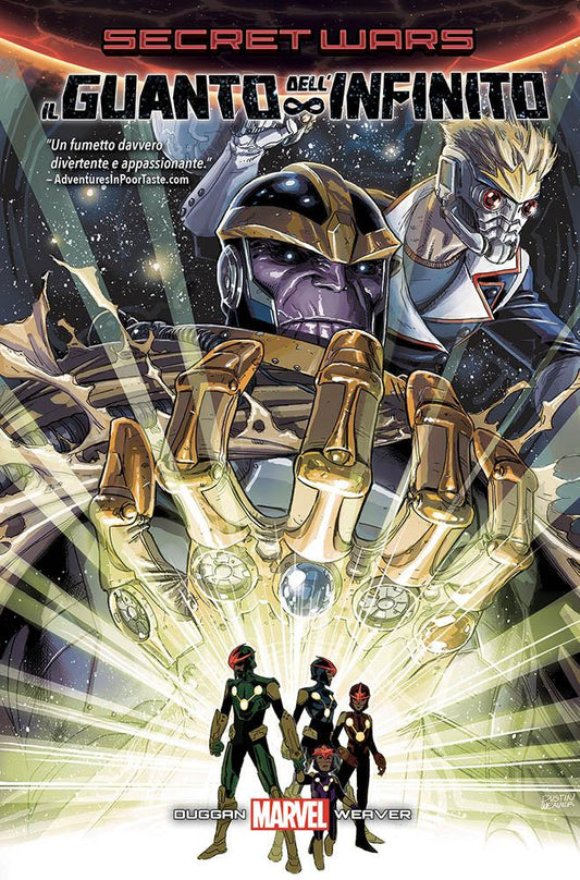 SECRET WARS IL GUANTO DELL`INFINITO-PANINI COMICS- nuvolosofumetti.