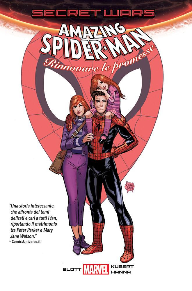 SECRET WARS AMAZING SPIDER-MAN RINNOVARE LE PROMESSE-PANINI COMICS- nuvolosofumetti.