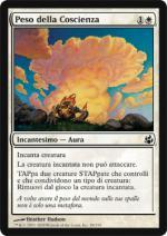 Peso della Coscienza foil  Aurora 157-Wizard of the Coast- nuvolosofumetti.
