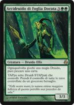 Arcidruido di Foglia Dorata  Aurora 124-Wizard of the Coast- nuvolosofumetti.