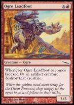 Ogre Piombopiede  MIRRODIN 102-Wizard of the Coast- nuvolosofumetti.