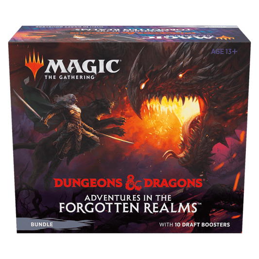 Magic Dungeons & Dragons avventure nei Forgotten Realms Bundle 10 buste per Draft
