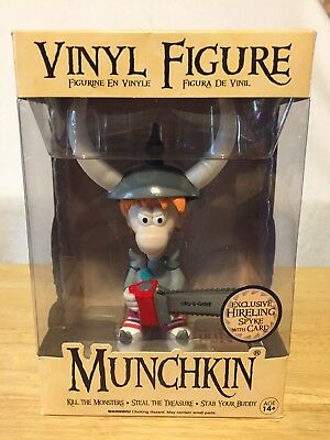 Munchkin vinyl figure - esclusive Hireling Spyke with card-funko- nuvolosofumetti.
