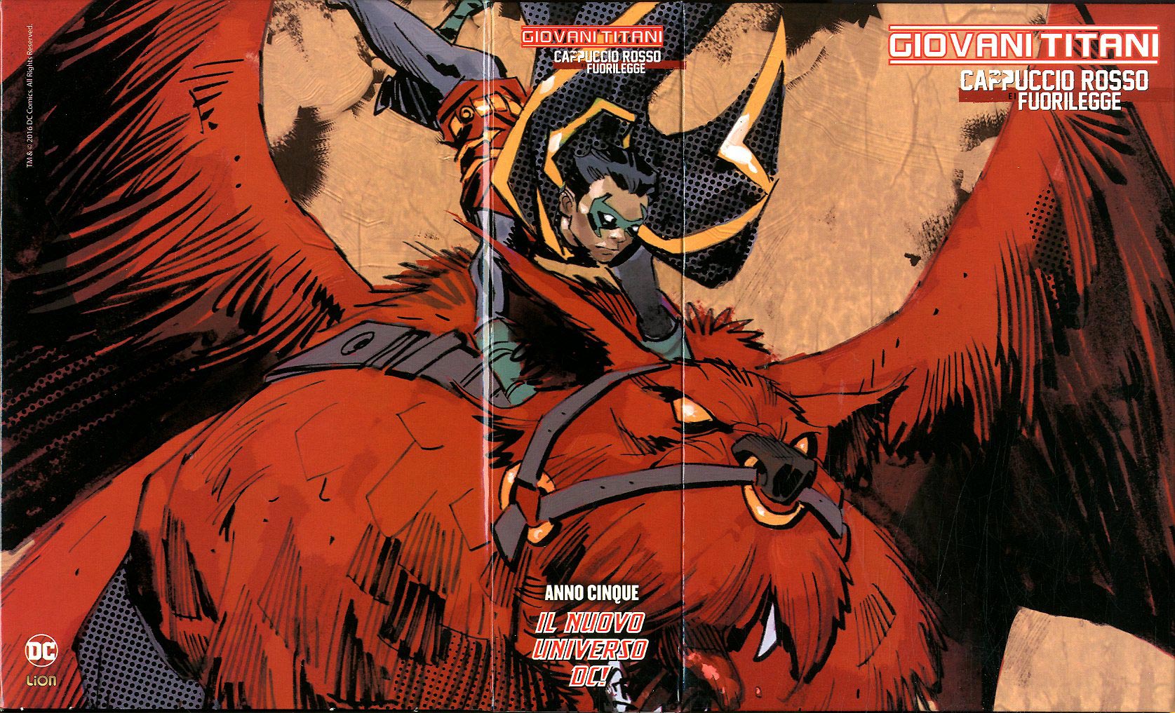 GIOVANI TITANI new 52 variant 49-LION- nuvolosofumetti.