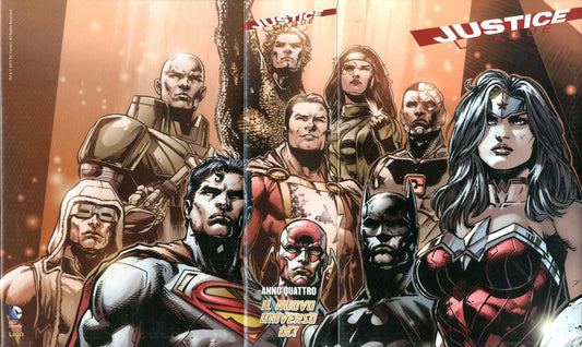 JUSTICE LEAGUE serie 2012 # 37 + cofanetto IV stagione-LION- nuvolosofumetti.