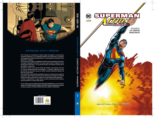 ACTION COMICS NEW 52 LIBRARY 5-LION- nuvolosofumetti.