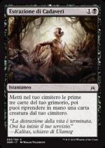 Estrazione di Cadaveri foil  Giuramento dei guardiani 5206-Wizard of the Coast- nuvolosofumetti.