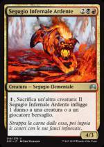 SEGUGIO INFERNALE ARDENTE  Origins - 2015 3210-Wizard of the Coast- nuvolosofumetti.