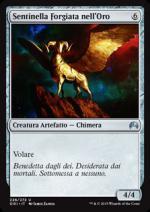 SENTINELLA FORGIATA NELL'ORO  Origins - 2015 3226-Wizard of the Coast- nuvolosofumetti.