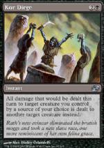 Canto Funebre di Kor foil  CAOS DIMENSIONALE 5192-Wizard of the Coast- nuvolosofumetti.