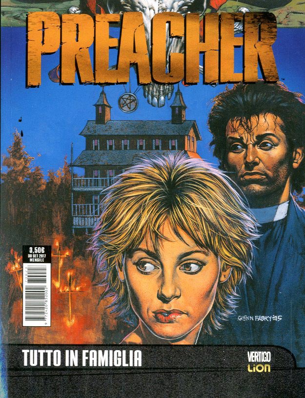 PREACHER serie - tutto in famiglia 3-LION- nuvolosofumetti.