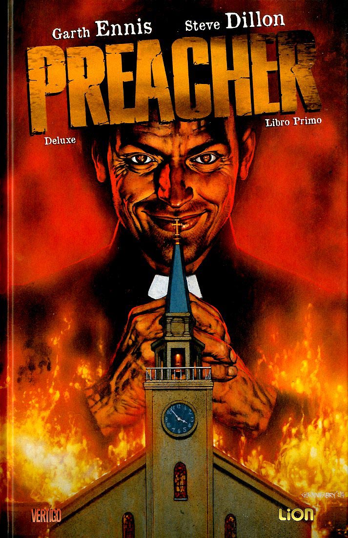 Preacher deluxe # 1 ristampa 1, LION, nuvolosofumetti,