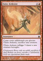 Esito Ardente  RAVNICA 122-Wizard of the Coast- nuvolosofumetti.