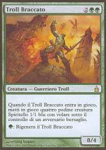 Troll Braccato foil  RAVNICA 349-Wizard of the Coast- nuvolosofumetti.