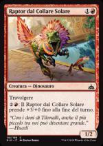 Raptor dal Collare Solare foil  Rivali di Ixalan 5216-Wizard of the coast- nuvolosofumetti.