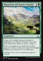 Migrazione del Branco Tonante foil  Rivali di Ixalan 5220-Wizard of the coast- nuvolosofumetti.