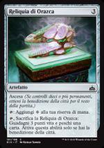 Reliquia di Orazca  Rivali di Ixalan 5181-Wizard of the coast- nuvolosofumetti.