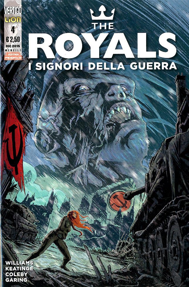 THE ROYALS # 4 i signori della guerra 4-LION- nuvolosofumetti.