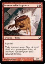 INTRUSO NELLA PROPRIETA' FOIL  Ritorno a Ravnica 256-Wizard of the Coast- nuvolosofumetti.