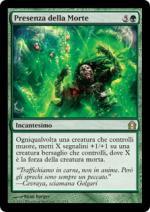 PRESENZA DELLA MORTE  Ritorno a Ravnica 121-Wizard of the Coast- nuvolosofumetti.