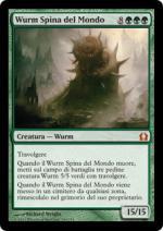 WURM SPINA DEL MONDO  Ritorno a Ravnica 140-Wizard of the Coast- nuvolosofumetti.