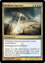 VERDETTO SUPREMO  Ritorno a Ravnica 201-Wizard of the Coast- nuvolosofumetti.