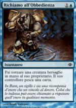 Richiamo all'Obbedienza  Frammenti di Alara 32-Wizard of the Coast- nuvolosofumetti.