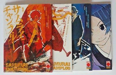 Samurai Champloo dal n.1 al n. 4 edizione planet manga-COMPLETE E SEQUENZE- nuvolosofumetti.