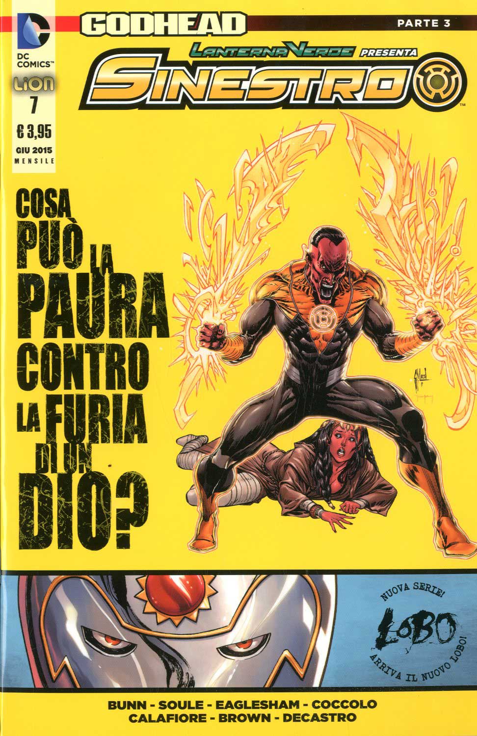 SINESTRO # 7 7-LION- nuvolosofumetti.