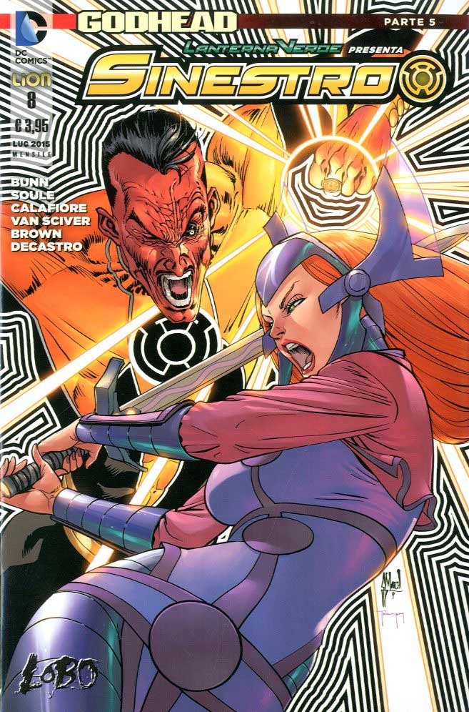 SINESTRO # 8 8-LION- nuvolosofumetti.