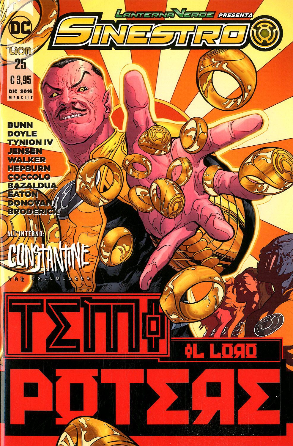 SINESTRO 25-LION- nuvolosofumetti.