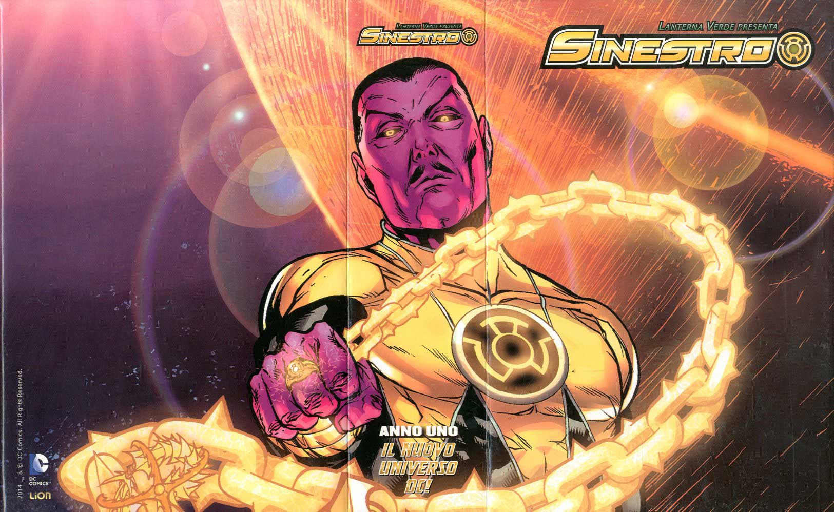 SINESTRO  # 1 VARIANT COFANETTO 0, LION, nuvolosofumetti,