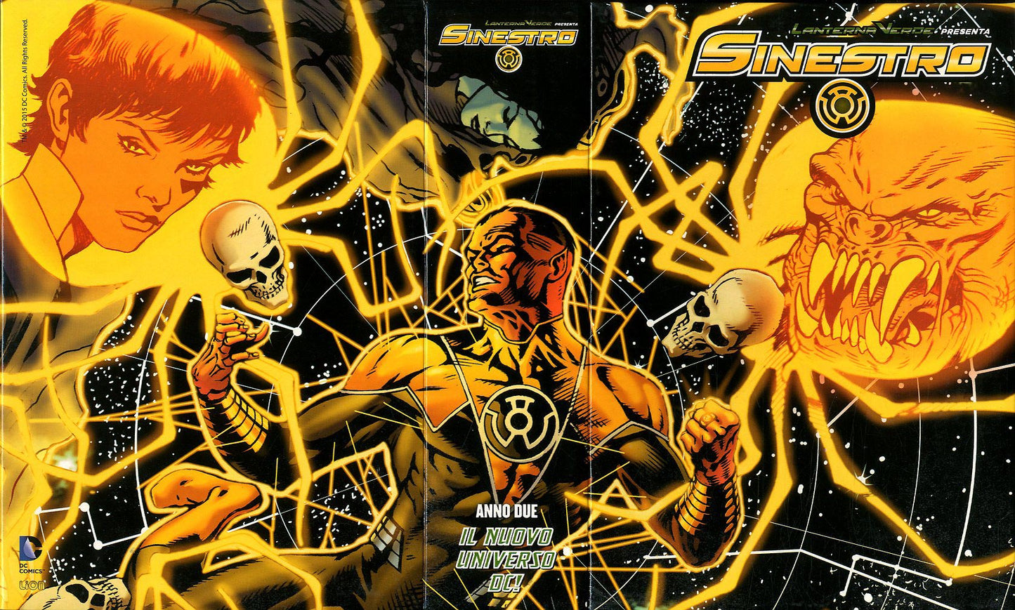 SINESTRO # 13 variant + cofanetto II stagione-LION- nuvolosofumetti.
