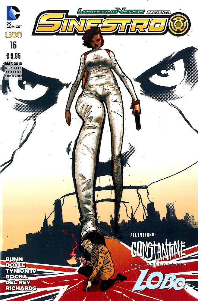 SINESTRO # 16 VARIANT CONSTANTINE-LION- nuvolosofumetti.