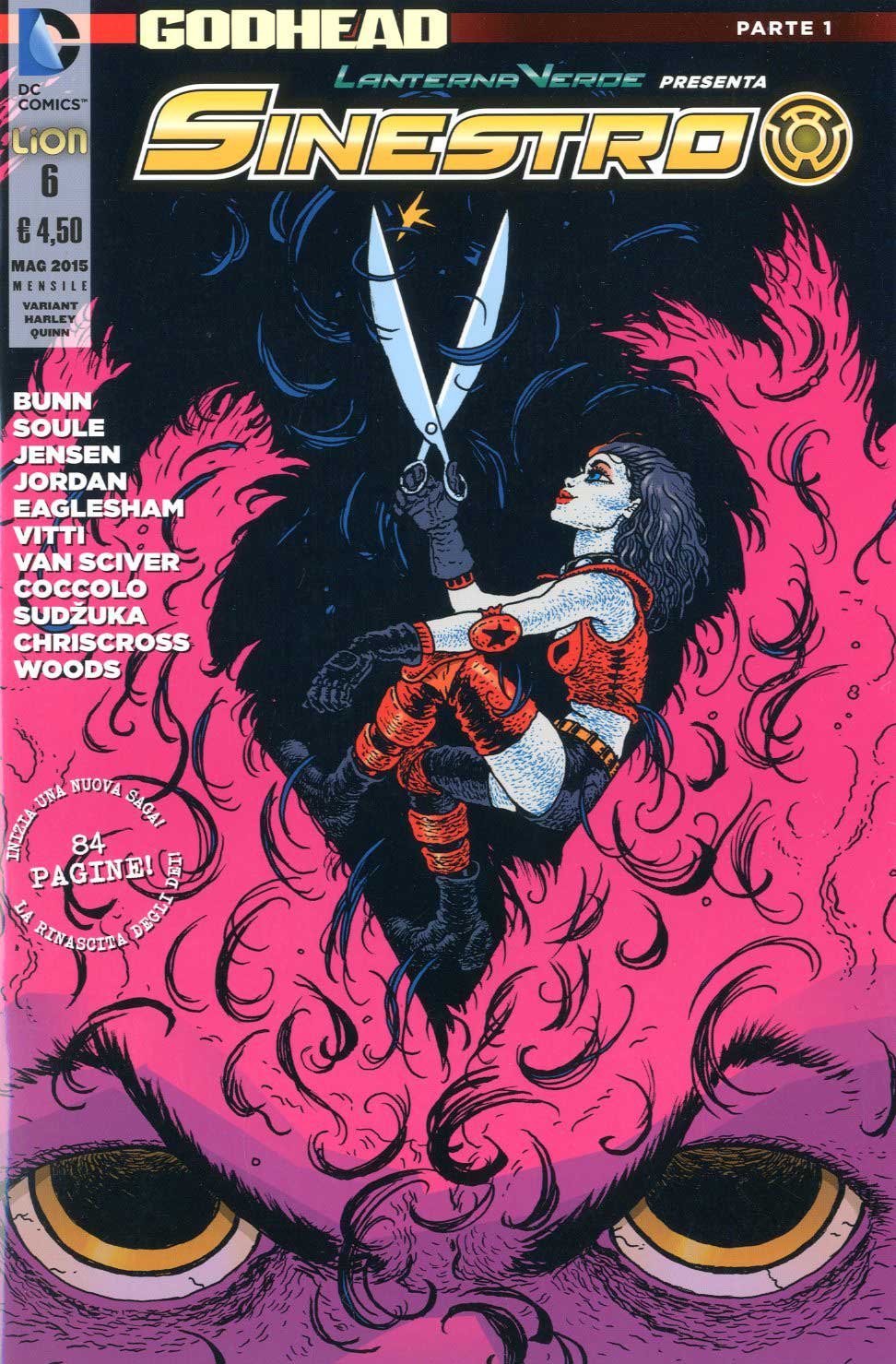 SINESTRO # 6 Harley Quinn variant-LION- nuvolosofumetti.