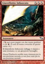 giavellotto infuocato  Landa Tenebrosa 92-Wizard of the Coast- nuvolosofumetti.