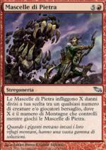 Mascelle di pietra foil  Landa tenebrosa 302-Wizard of the Coast- nuvolosofumetti.