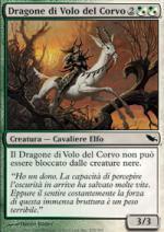 Dragone di volo del corvo foil  Landa tenebrosa 312-Wizard of the Coast- nuvolosofumetti.