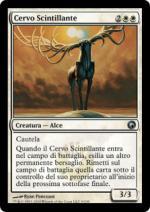 Cervo Scintillante   Cicatrici di mirrodin 9-Wizard of the Coast- nuvolosofumetti.