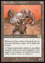 Karn,Golem d'Argento  SAGA DI URZA 6298-Wizard of the Coast- nuvolosofumetti.