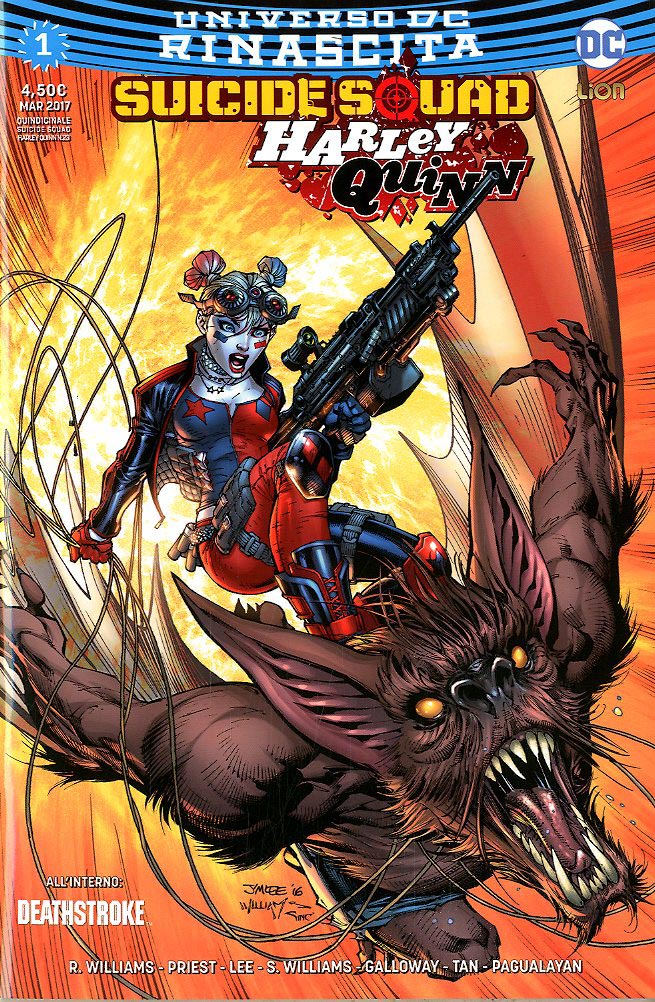 HARLEY QUINN SUICIDE SQUAD rinascita # 1 variant-LION- nuvolosofumetti.