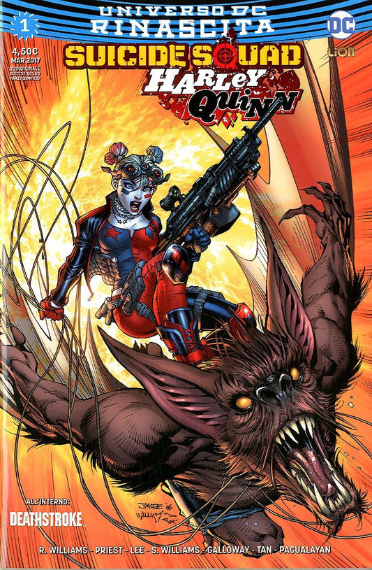 HARLEY QUINN SUICIDE SQUAD rinascita # 1 variant-LION- nuvolosofumetti.
