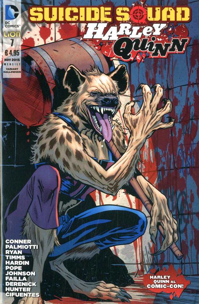 SUICIDE SQUAD/HARLEY QUINN # 7 variant Halloween 7-LION- nuvolosofumetti.