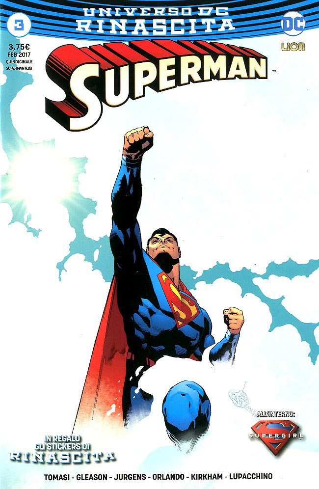 Superman rinascita 3-LION- nuvolosofumetti.