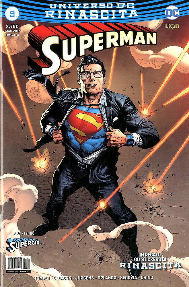 Superman rinascita 5-LION- nuvolosofumetti.