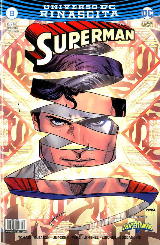 Superman rinascita 8-LION- nuvolosofumetti.