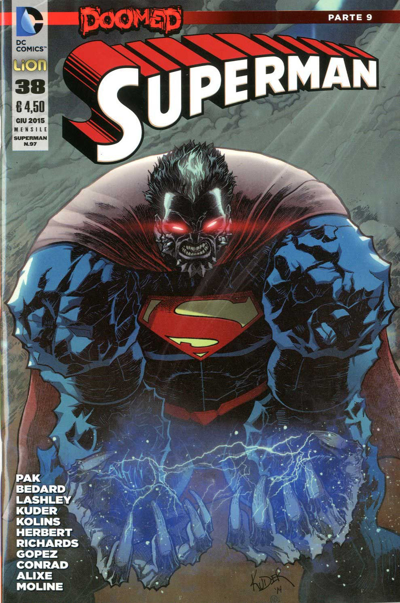 SUPERMAN serie 2012 38-LION- nuvolosofumetti.