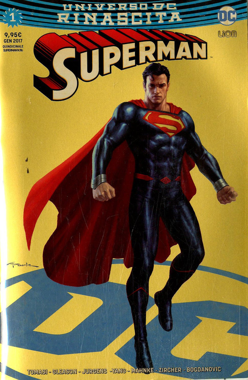 SUPERMAN SUPER VARIANT GOLD-LION- nuvolosofumetti.